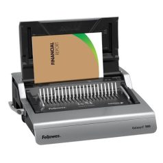   FELLOWES Spirálozógép, műanyag spirálkötéshez, elektromos, 500 lap, FELLOWES "Galaxy-E"