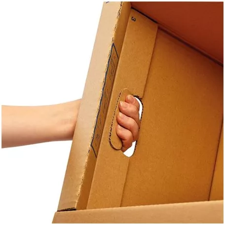 FELLOWES Költöztető doboz, 32x26X47 cm, FELLOWES "SmoothMove™ Everyday", kicsi