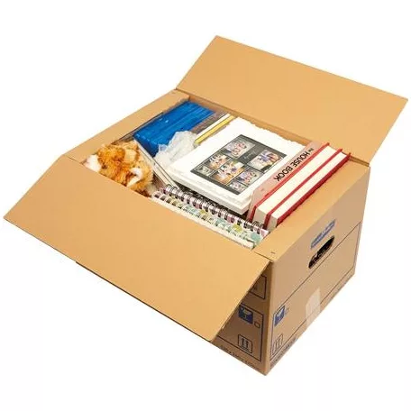 FELLOWES Költöztető doboz, 32x26X47 cm, FELLOWES "SmoothMove™ Everyday", kicsi