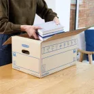 FELLOWES Költöztető doboz, 32x26X47 cm, FELLOWES "SmoothMove™ Everyday", kicsi
