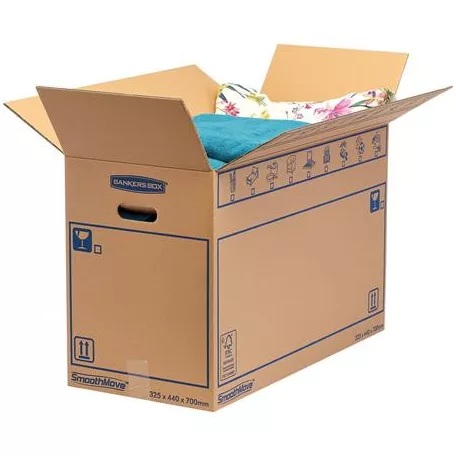 FELLOWES Költöztető doboz, 44x32,5X70 cm, FELLOWES "SmoothMove™ Everyday", nagy