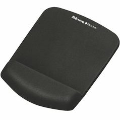  FELLOWES Egéralátét csuklótámasszal, habtöltésű, FELLOWES "PlushTouch™", fekete