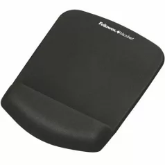   FELLOWES Egéralátét csuklótámasszal, habtöltésű, FELLOWES "PlushTouch™", fekete
