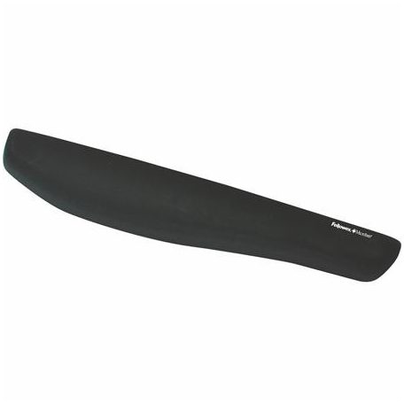 FELLOWES Csuklótámasz billentyűzethez, habtöltésű, FELLOWES "PlushTouch™", fekete