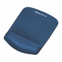   FELLOWES Egéralátét csuklótámasszal, habtöltésű, FELLOWES "PlushTouch™", kék