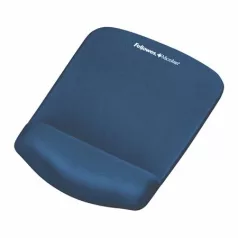   FELLOWES Egéralátét csuklótámasszal, habtöltésű, FELLOWES "PlushTouch™", kék