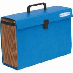   FELLOWES Harmonikatáska, karton, 19 rekeszes, FELLOWES "Bankers Box Handifile", kék
