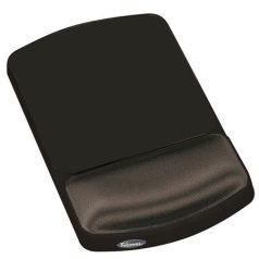   FELLOWES Egéralátét csuklótámasszal, géltöltésű, állítható, FELLOWES "Premium Gel", grafitszürke