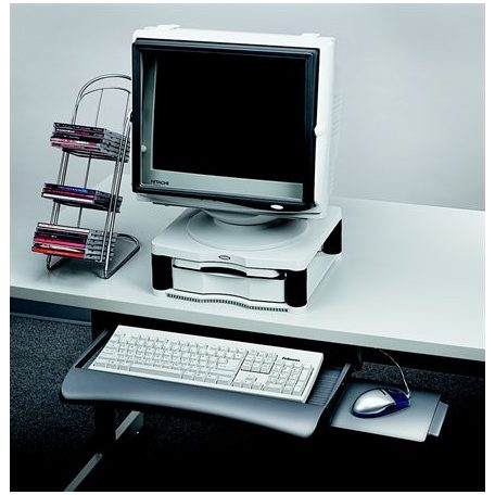 FELLOWES Billentyűzettartó, kihúzható, FELLOWES "Underdesk"