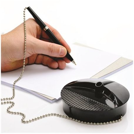 FELLOWES Ügyféltoll, Microban® antibakteriális, FELLOWES, fekete