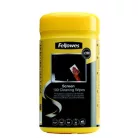 FELLOWES Tisztítókendő, képernyőhöz, 100 db, FELLOWES