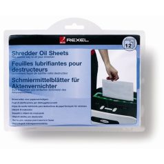 REXEL Olajozó lap iratmegsemmisítőhöz, A5, 12 db, REXEL