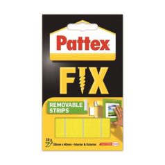   HENKEL Ragasztócsík, kétoldalas, visszaszedhető, 20 x 40 mm, HENKEL "Pattex Fix"