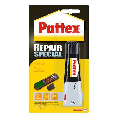 HENKEL Ragasztó, speciális, 30 g, HENKEL "Pattex Repair Special Műanyag"