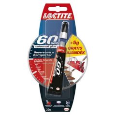   HENKEL Ragasztó, általános, 20 g, HENKEL "Loctite 60 sec."