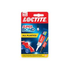   HENKEL Pillanatragasztó gél, 2 g + 4 ml, HENKEL "Loctite Super Bond Plastik"