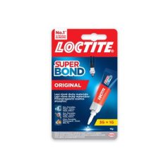   HENKEL Pillanatragasztó, 4 g, HENKEL "Loctite Super Bond Original"