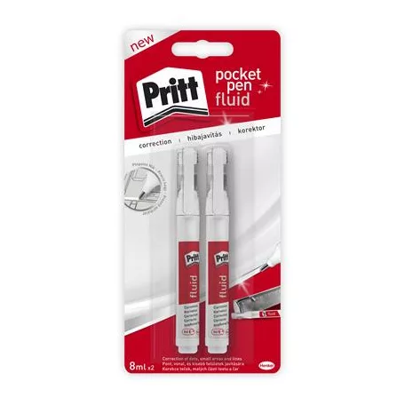 HENKEL Hibajavító toll, 8 ml, bliszter, HENKEL "Pritt Pocket Pen"