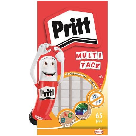 HENKEL Gyurmaragasztó, 65 kocka/csomag, HENKEL "Pritt Multi Fix"