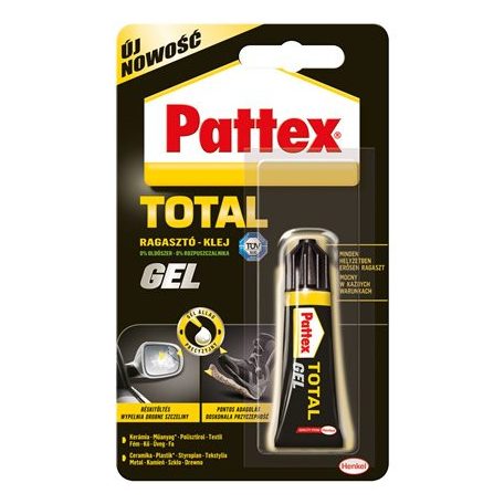 HENKEL Ragasztó, folyékony, 8 g, HENKEL "Pattex Total Gel"