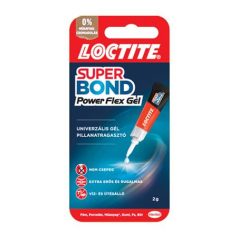   HENKEL Pillanatragasztó gél, 2 g, HENKEL "Loctite Super Bond Power Flex Gél"
