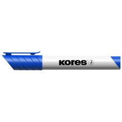   KORES Tábla- és flipchart marker, 3 mm, kúpos, KORES "K-Marker XW1", kék