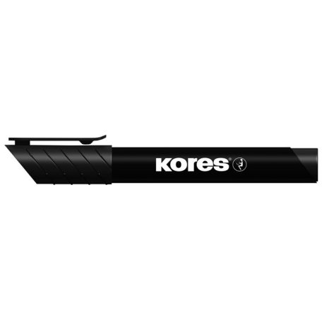 KORES Alkoholos marker, 3-5 mm, kúpos, KORES "K-Marker XP1", fekete