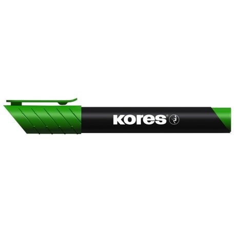 KORES Alkoholos marker, 3-5 mm, kúpos, KORES "K-Marker", zöld