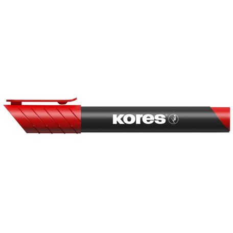 KORES Alkoholos marker, 3-5 mm, kúpos, KORES "K-Marker XP1", piros