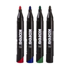   KORES Alkoholos marker, 3-5 mm, kúpos, KORES "K-Marker XP1", 4 különböző szín