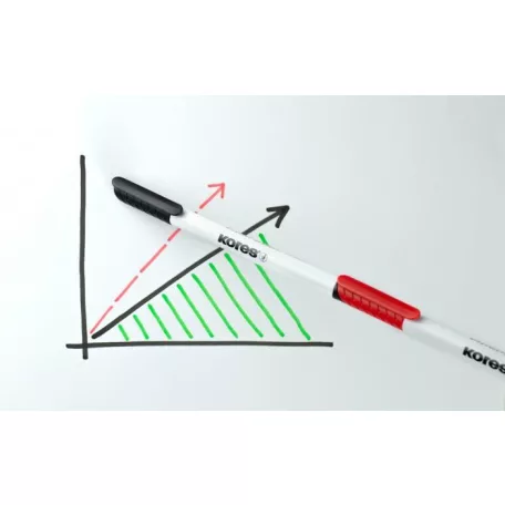 KORES Tábla- és flipchart marker készlet, 1-3 mm kúpos, KORES "K-Marker W1", 6 különböző szín