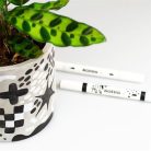 KORES Dekormarker készlet, akril, 1-2 mm, kétvégű, KORES " K-Kreative", 2 különböző szín