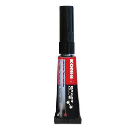 KORES Pillanatragasztó, 3 g, KORES "Power Glue"