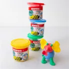 KORES Gyurma,160 g, levegőre száradó, 4 szín, KORES "Magic Clay"
