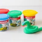KORES Gyurma,160 g, levegőre száradó, 4 szín, KORES "Magic Clay"
