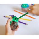 KORES Hegyező, kétlyukú, tartályos, KORES "Migoo", vegyes szín