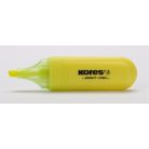 KORES Szövegkiemelő, 0,5-5 mm, KORES, sárga