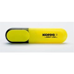 KORES Szövegkiemelő, 0,5-5 mm, KORES, sárga