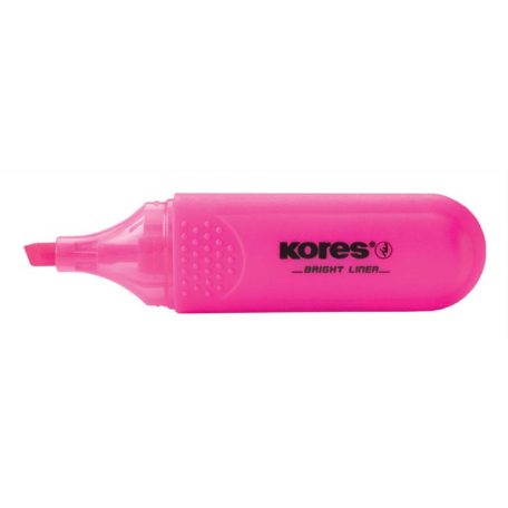 KORES Szövegkiemelő, 0,5-5 mm, KORES, rózsaszín