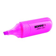 KORES Szövegkiemelő, 0,5-5 mm, KORES, rózsaszín