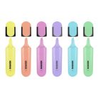 KORES Szövegkiemelő készlet, 0,5-5 mm, KORES "Bright Liner Plus Pastel", 6 különböző szín