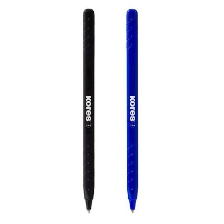 KORES Golyóstoll, 1,0 mm, kupakos, háromszögletű, KORES "KOR-M", kék