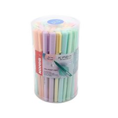   KORES Golyóstoll, 1,0 mm, kupakos, háromszögletű, KORES "KOR-M Pastel", kék