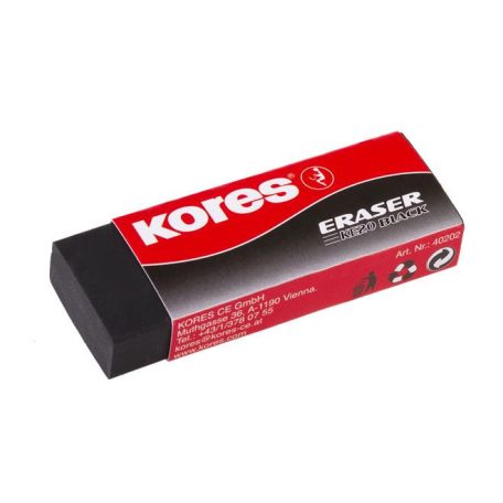 KORES Radír, KORES "KE-20", fekete