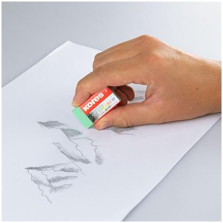 KORES Radír, KORES "KE-30", 3 pasztell szín