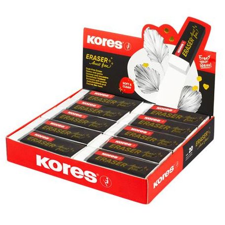 KORES Radír display, KORES "KE-20", pormentes