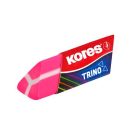 KORES Radír, KORES "Trino", vegyes neon színek