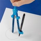 KORES Körző készlet, precíziós, 3 darabos, KORES "Grafiko Neon", vegyes színek