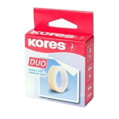   KORES Ragasztószalag, kétoldalas, 15 mm x 5 m, KORES "Duo"