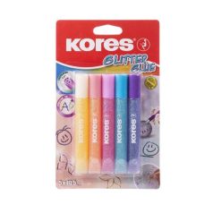 KORES Csillámos ragasztó, pasztell, KORES